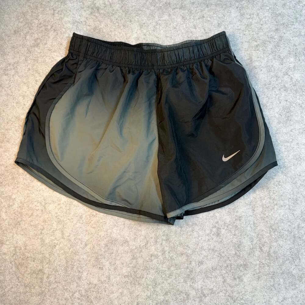 Nike Dri-FIT Running Shorts Size M Black Gray Ombre Athletic Gym